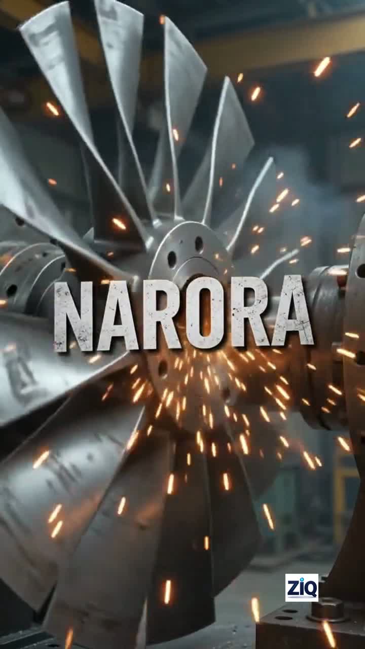Frame from the Narora brand film